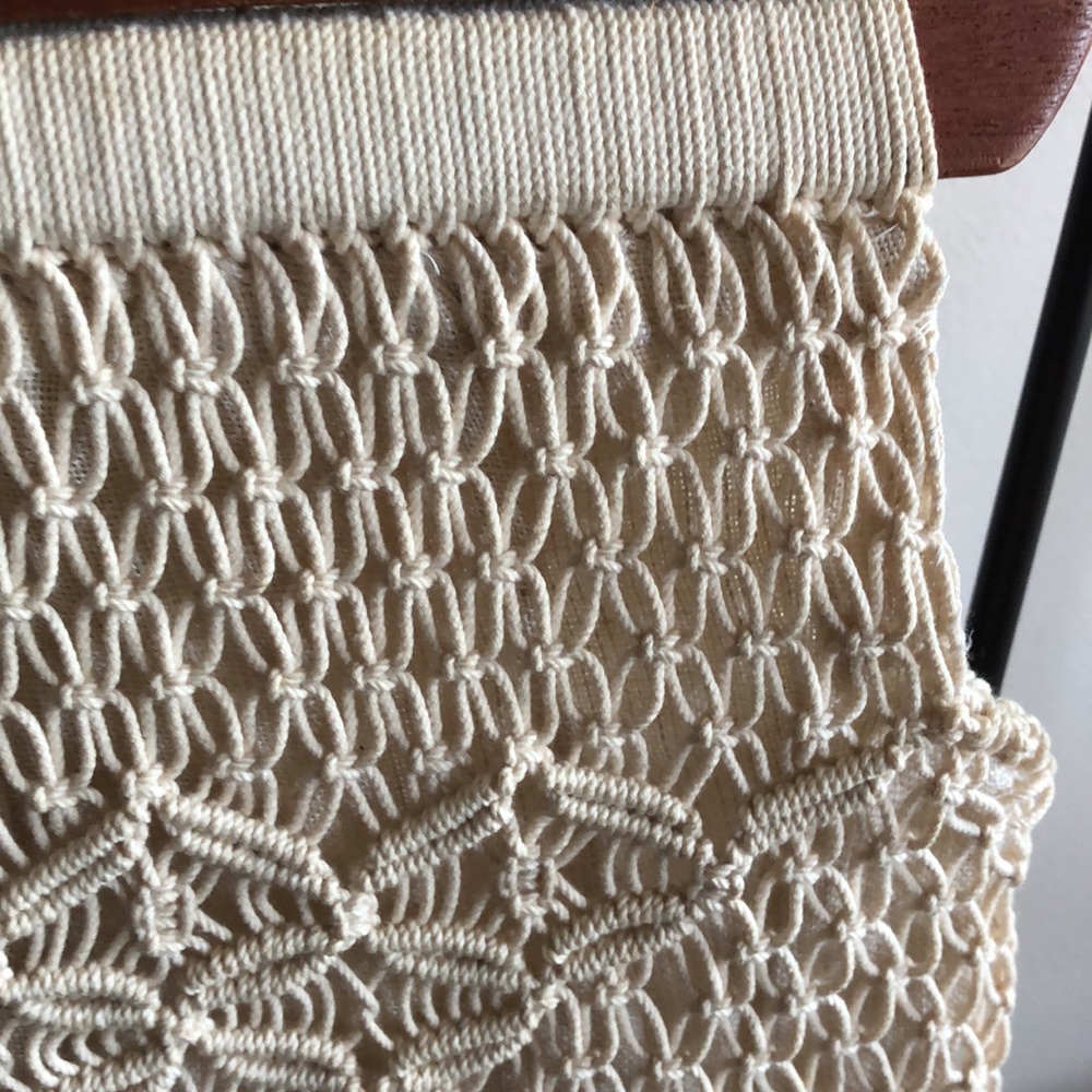 Vintage macrame handbag - Picture 6 of 17